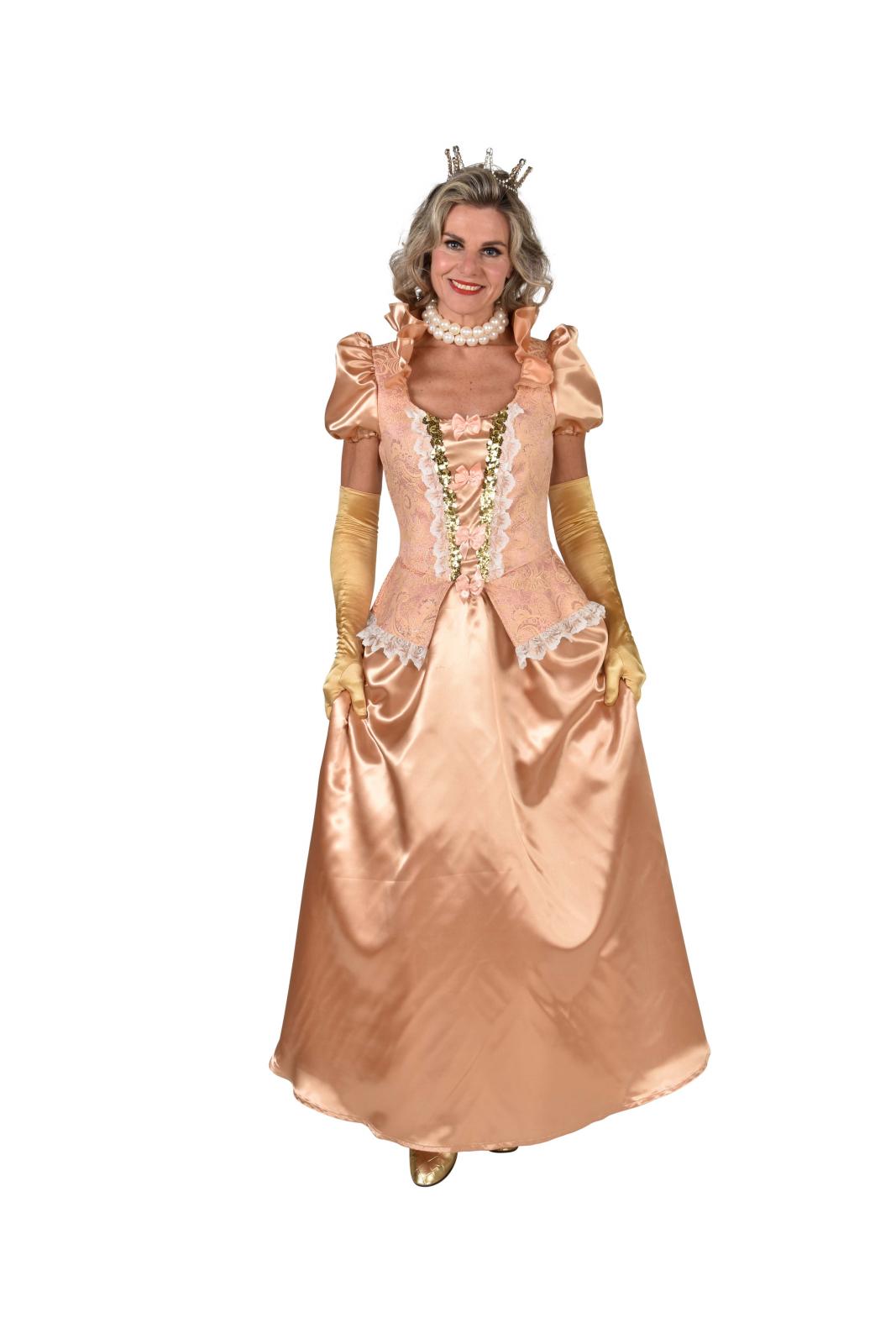 Dames Jurk Prinses Zalmrose