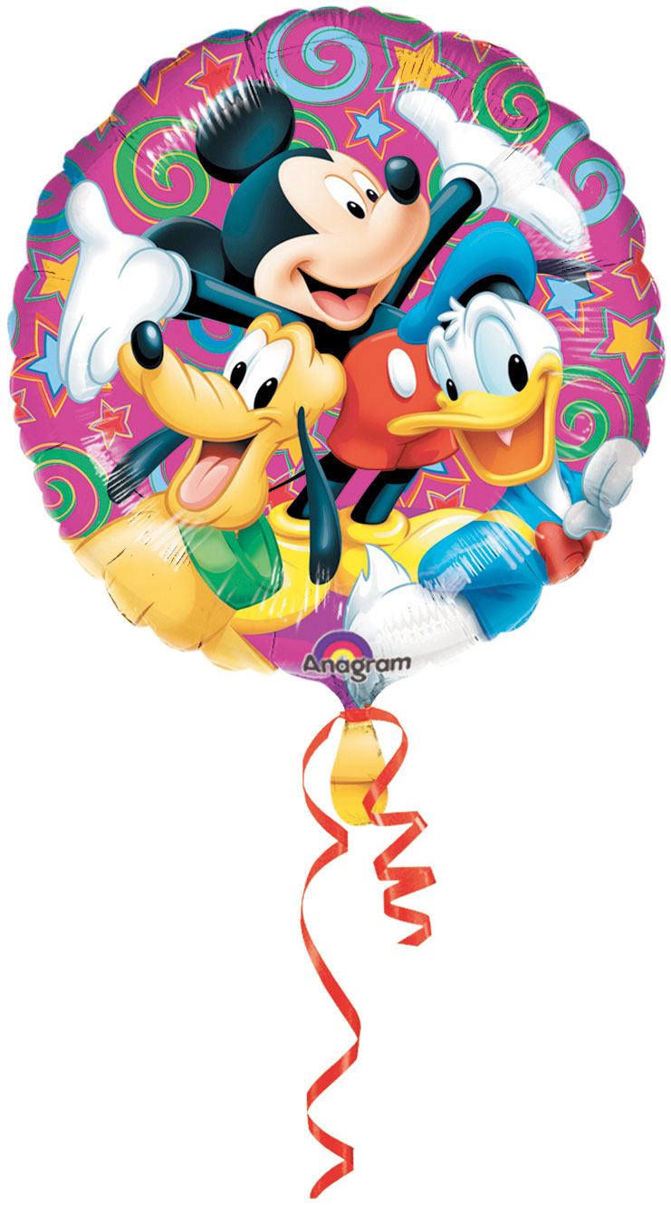 Ballon helium rond Disney Club