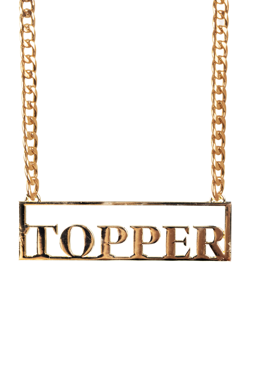 Gouden Ketting met hanger Topper