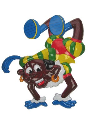 Wanddeco Zwarte Piet