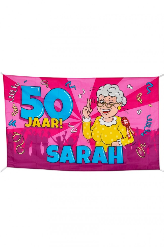 Vlag Sarah Cartoon 90x150cm