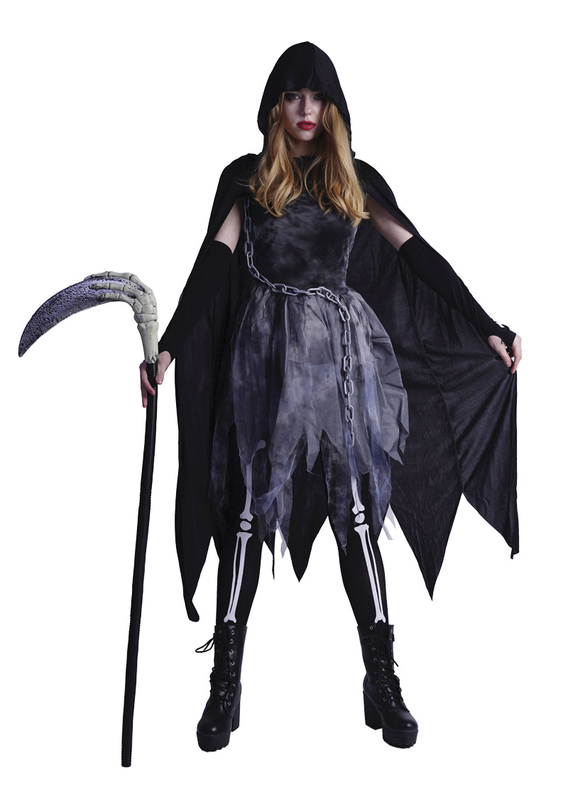  Halloween Dames Outfit Grim Reaper