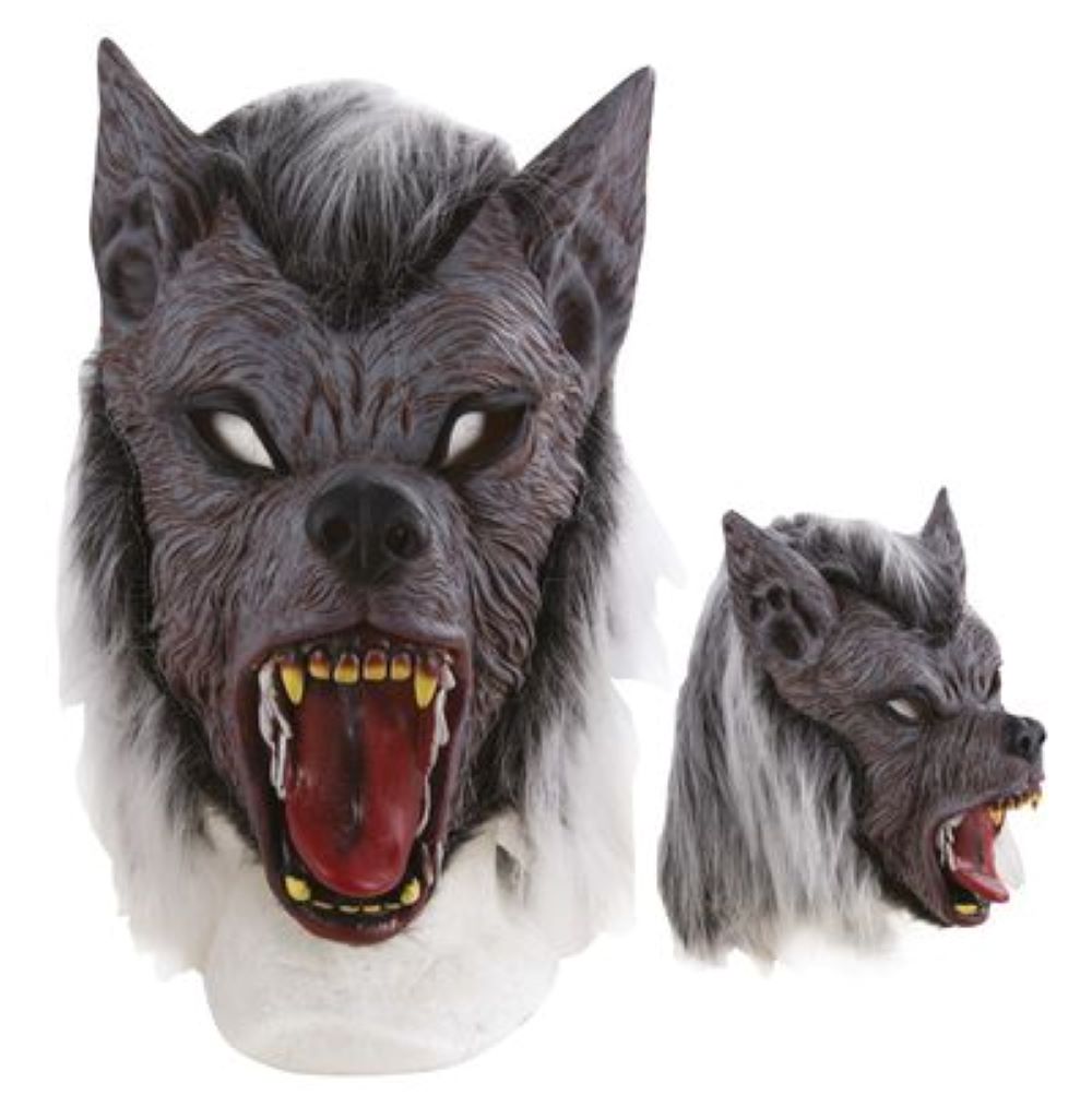 Halloween Latex Masker Weerwolf