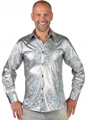 Feest Blouse Hologram Silver