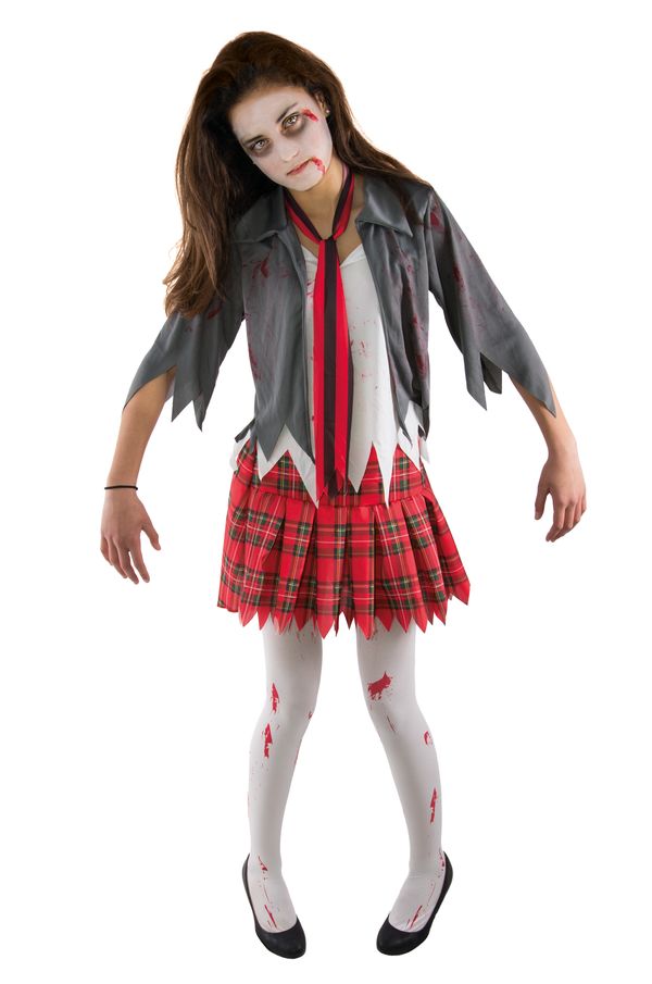 Zombie Meisjes Verkleedpakje Bloody Student