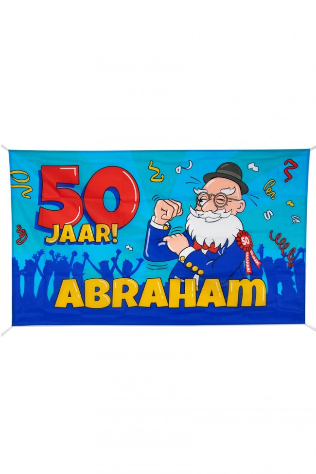 Vlag Abraham Cartoon 90x150 cm