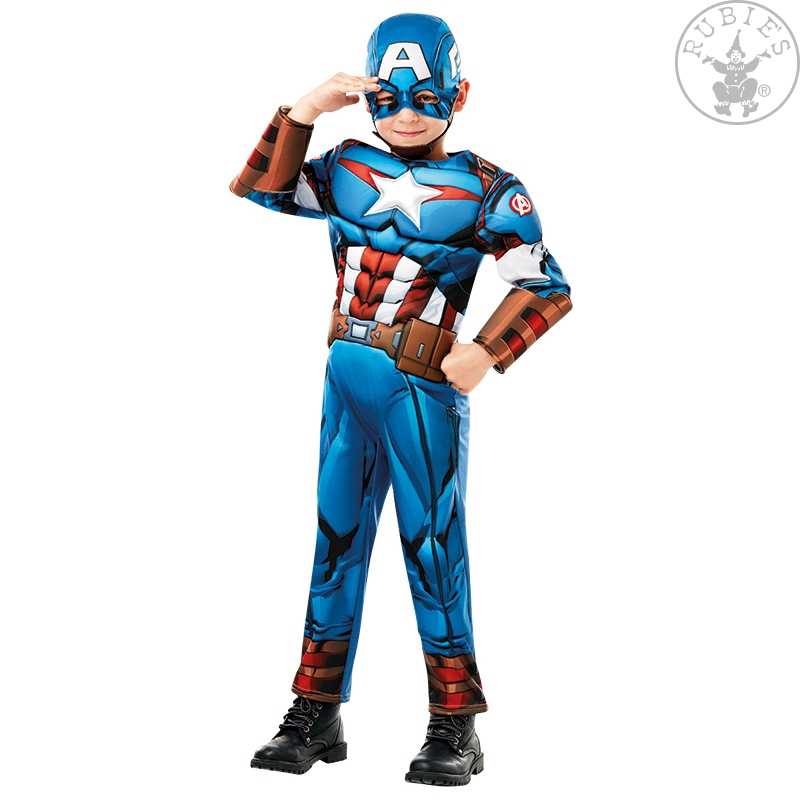 Verkleedpakje Kind Captain America Deluxe