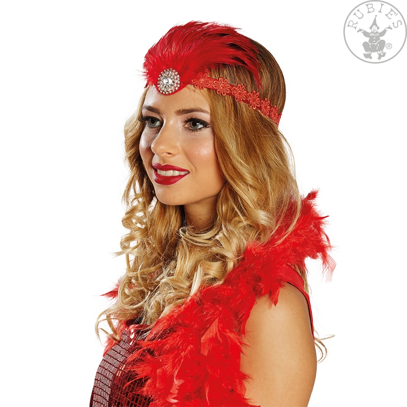 Haarband Can-Can rood