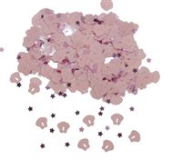 Confetti geboorte meisje voetjes