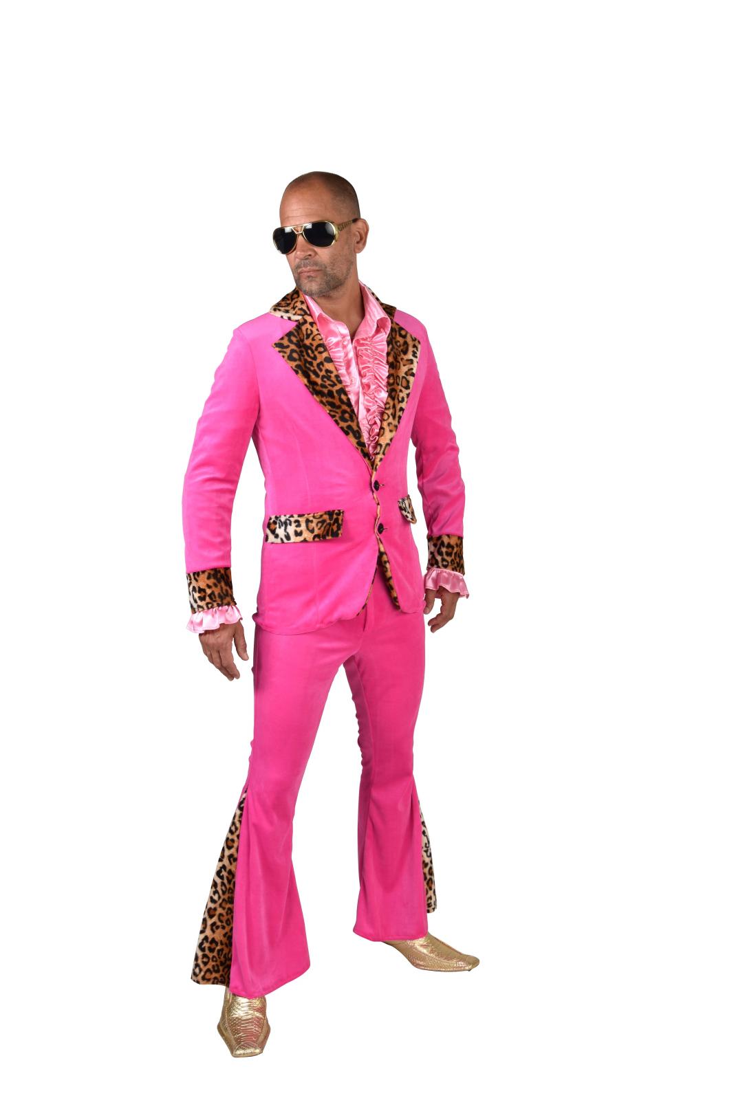 Kostuum Suit Nicky Fluweel Pink