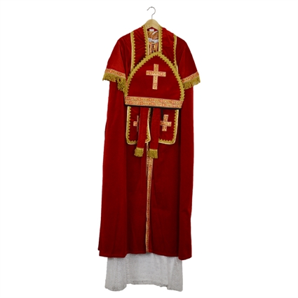 Kostuum Sint Nicolaas 4-delig