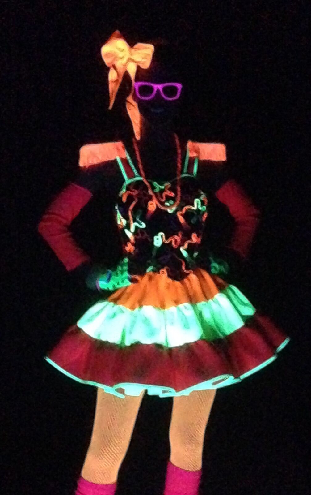 80's Jurkje Glow in the Dark Fluor 