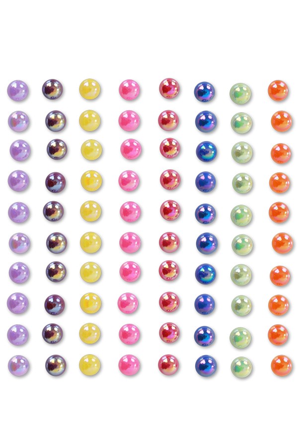 Body Jewel Pearls Rainbow