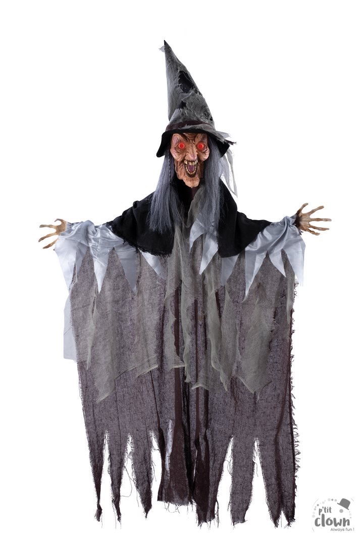 Halloween Ophangpop Hanging Witch 140 cm