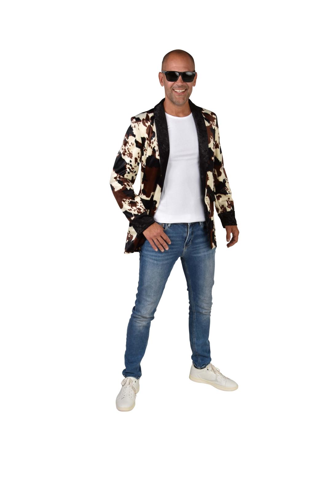 Mannen Cowboy Jasje Koeienprint