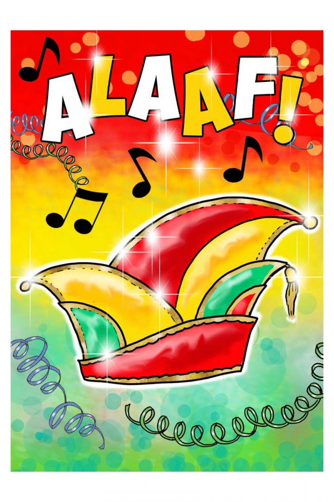 Raamsticker Carnaval Alaaf