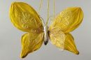 Papieren vlinder geel-wit 