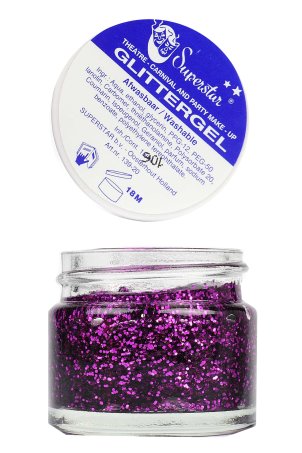 Gel Superstar glitterpaars