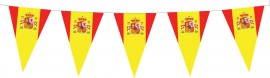 Vlaggenlijn puntvlaggetjes Spanje