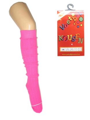 Kniekousen fluor pink