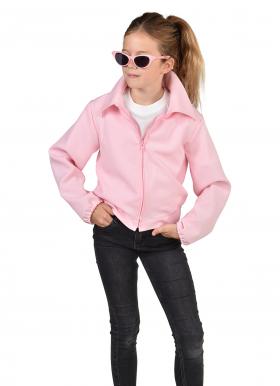 Carnavalsjasje Kind Pink Ladies Roze