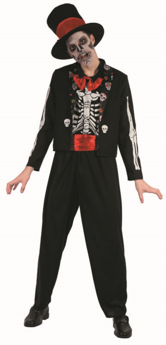 Verkleedset Mannen Day of the Dead