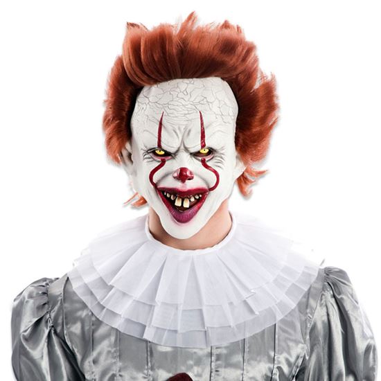 Masker Duivelse Clown met Haar