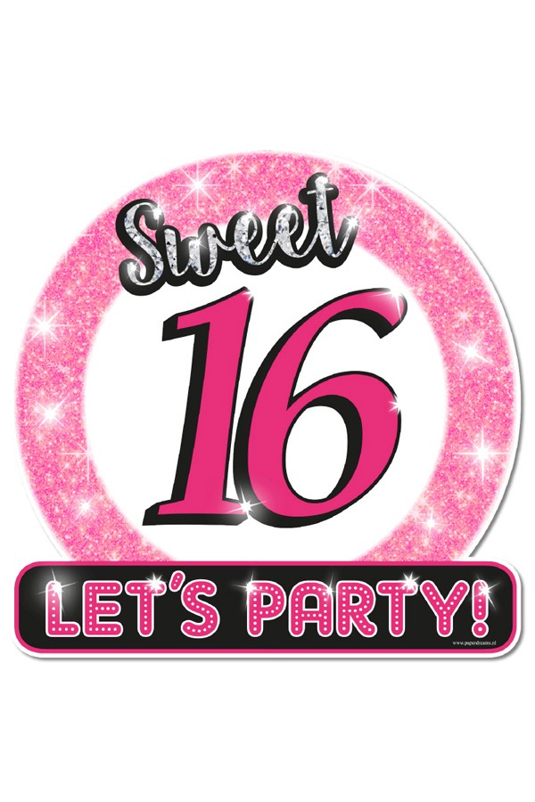 Huldeschild Sweet 16