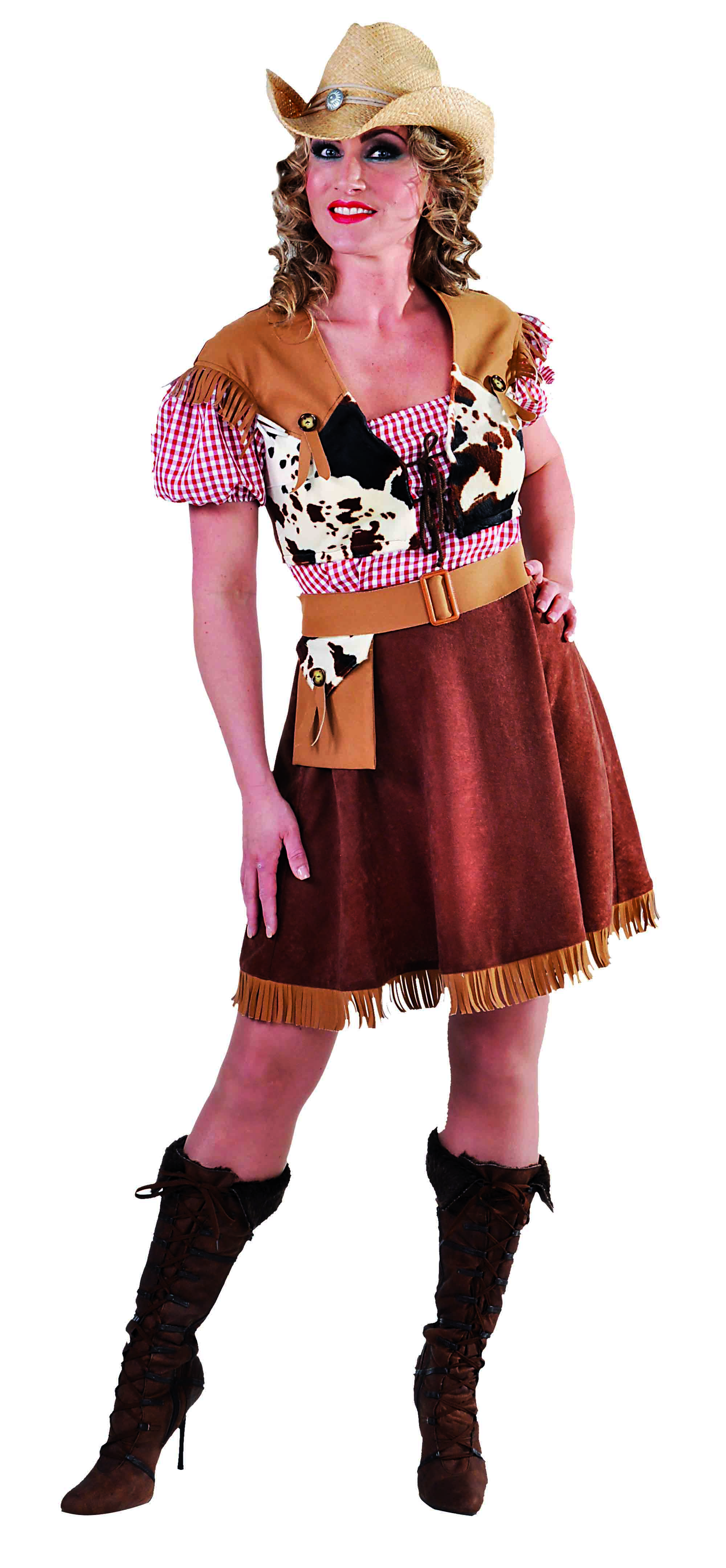 Dames Outfit Cowgirl Jessie 2-delig