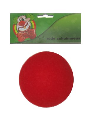 Schuimneus rood clown