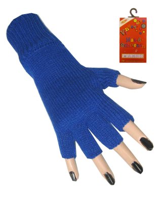 Handschoenen vingerloos blauw