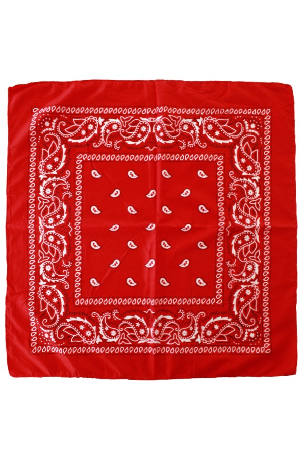 Zakdoek rood/wit cowboy