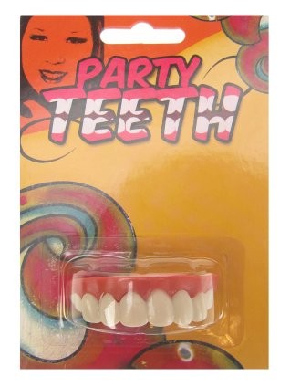 Gebit bovengebit plastic witte tanden