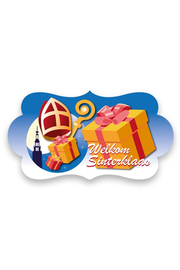 Huldeschild Welkom Sinterklaas