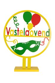 Houten Cirkel Carnaval Decoratie Vastelaovend