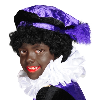 Zwarte Piet Pruik Kind
