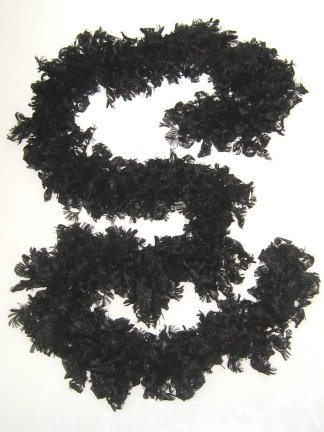 Boa sjaal zwart 
