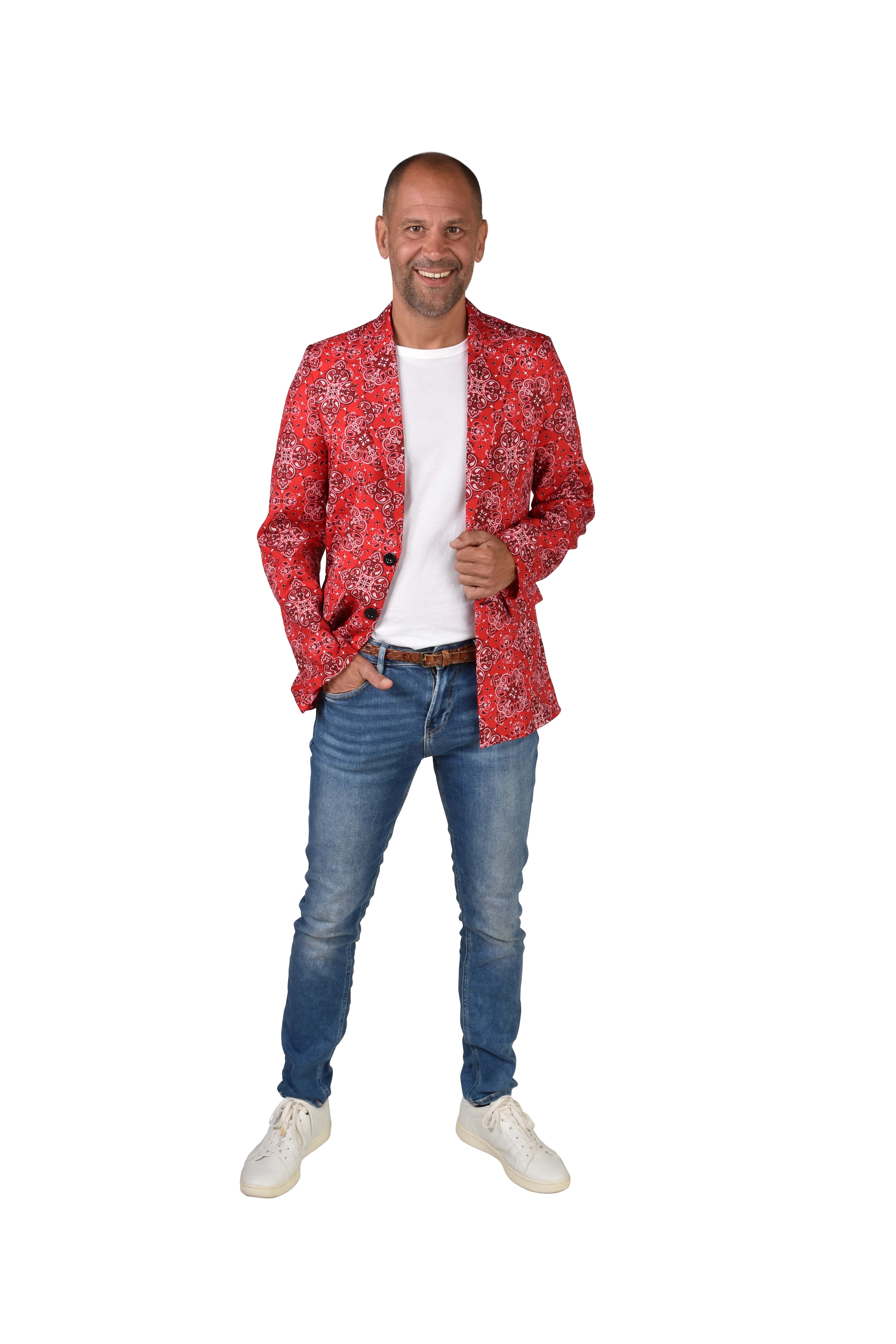 Colbert Boeren Zakdoek Rood