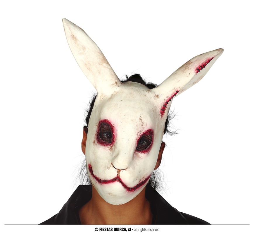 Halloween Latex Masker Horror Konijn