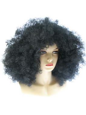 Pruik Afro Zwart 