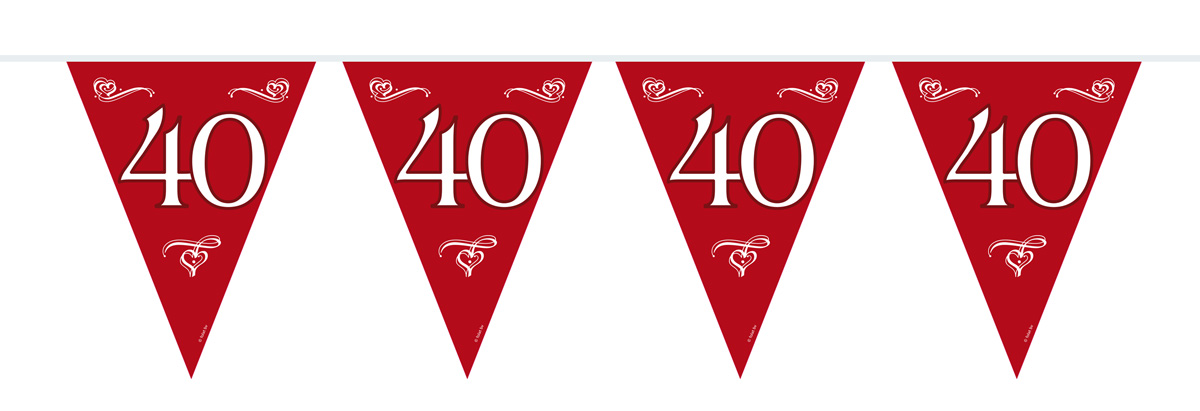 Vlaggenlijn 40 Robijnrood