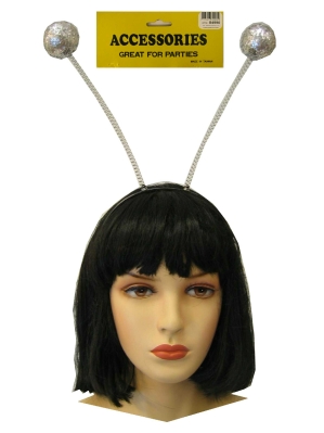 Diadeem bolletjes met glitter