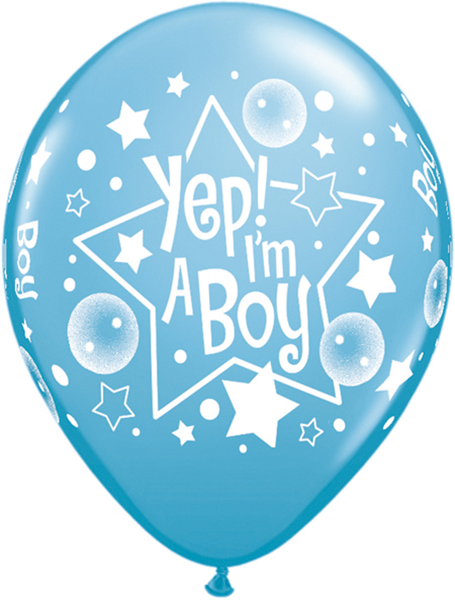 Ballonnen helium geboorte jongen