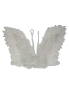 Engelen vleugels mini van witte veren