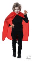 Kinder Cape met Kraag Rood 90 cm