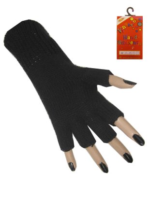 Handschoenen vingerloos zwart