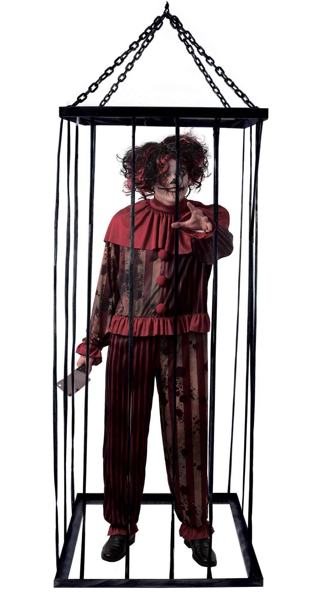 Halloween Hangpop Gekooide Killer Clown 200 cm