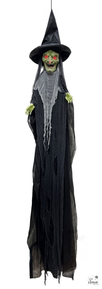 Halloween Ophangpop Giant Grim Reaper met licht en geluid 3.60 m