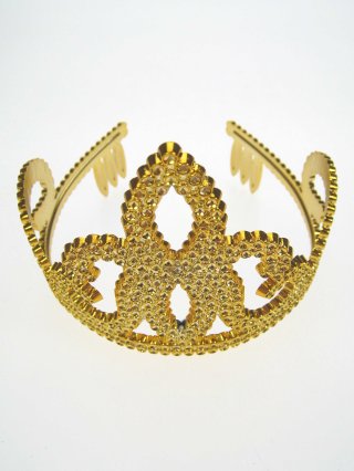 Diadeem met kam goud