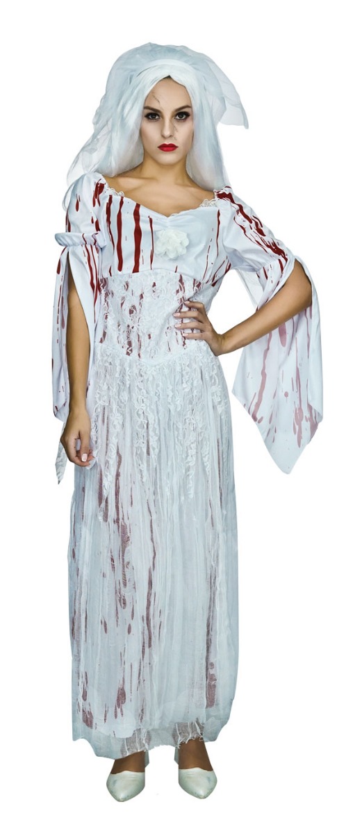 Halloween Tiener Jurkje Bloody Bride